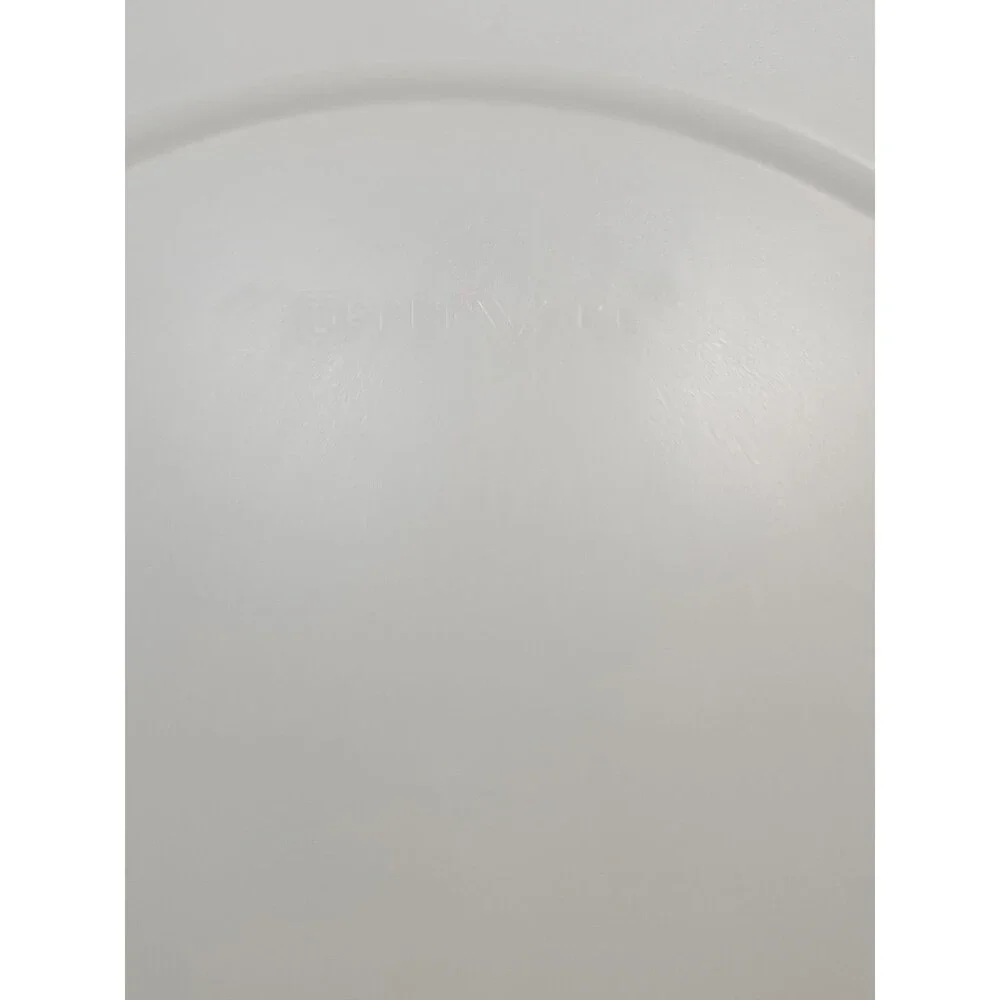 Vintage Tupperware 1708-6 Divided Veggie Dish Vegetable Tray Almond White w/ Lid